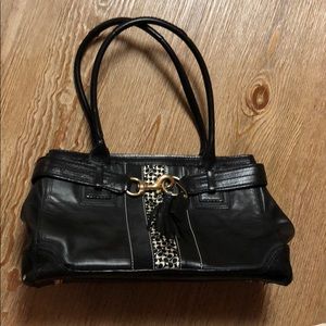 Beautiful black coach classic purse
